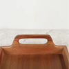 Latest Premium Quality Natural Wood Rectangle Serving Tray Smooth Surface Snacks Tea Drinking Platter for Home Dishes Plates