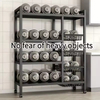 Factory OEM/ODM 4-Tier Large Capacity Metal Kitchen Storage Rack with 4 Open Baskets Kitchen Storage Shelf Rack