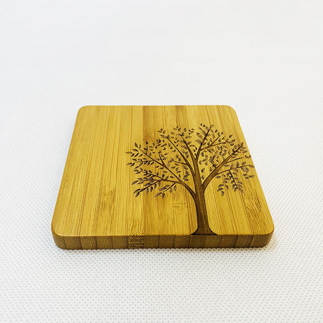 Wooden Trivets for Hot Dishes Rectangle Shape Trivet Set 4 Trivets + 1 Stand Space Saving Durable Modern Christmas Home Decor