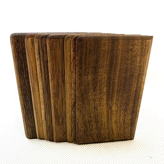 Corner Card Box Wood Card Storage Gift Box Creative Box Modern Durable