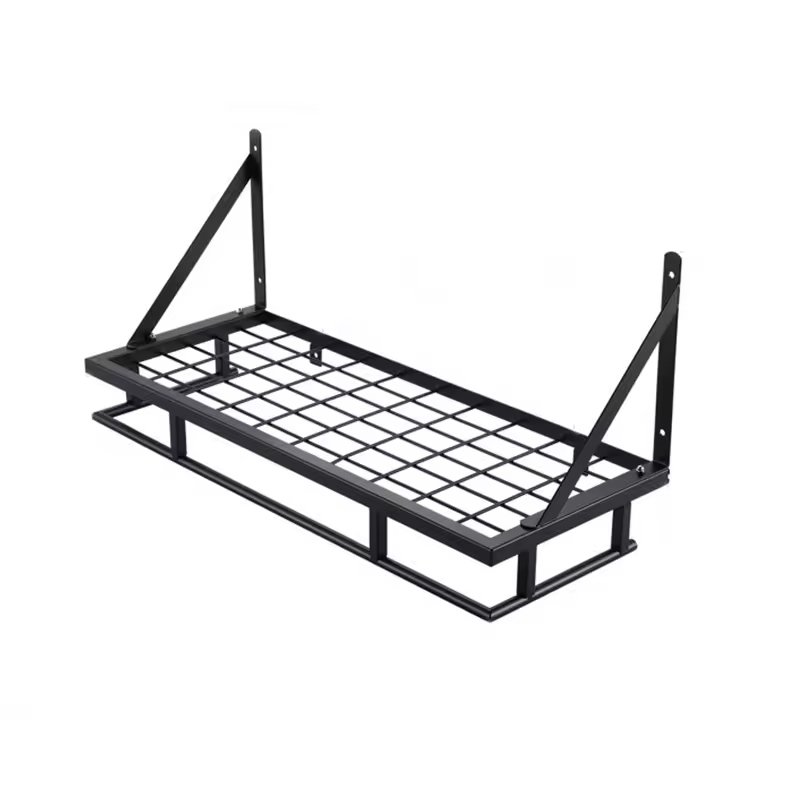 Factory Custom Floor Type Stainless Steel Pot Rack Kitchen 24 Inch Hanging Spice Storage Organizer Hooks Customizable Color