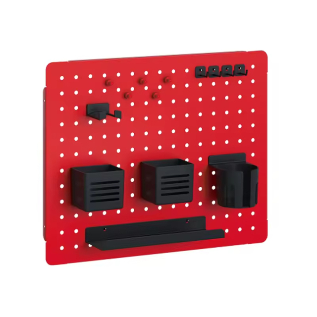 Customized Multi-Function Magnetic Wall-Mounted Pegboard Spice Organizer Detachable Storage Kits Punch-free Kitchen Storage Rack