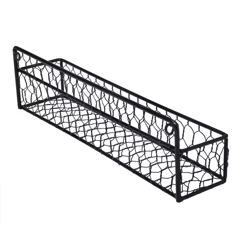 Factory Custom Kitchen Storage Rack Wall Mounted Spice Jar & Rack Set 4-Layers Kitchen Stainless Steel Seasoning Rack