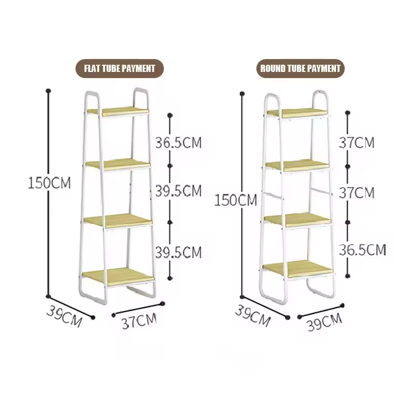 Customized Book and Painting Stand Floor Display Rack for Bedroom & Living Room Flower & Plant Display Stand
