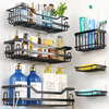 Hot Selling Wall-mounted Metal Shower Shelf Caddy Organizer for Bath & Kitchen Storage Wholesale Bathroom Storage Solution