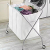 High-Capacity Minimalist Wheeled Laundry Sorter Factory Custom Bathroom Storage Basket for Clothing Practical Rolling Basket