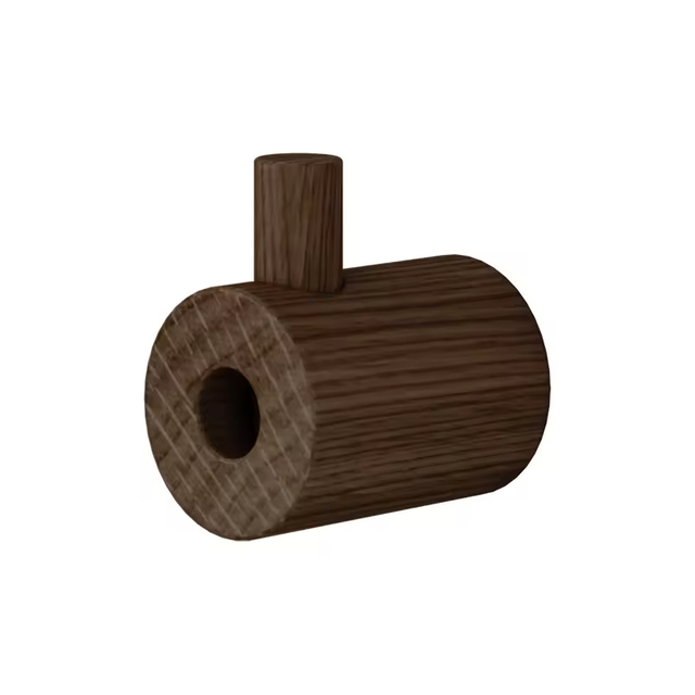 Creative Solid Wood Modern Rectangle Pebble Hook No-Drill Clothes Coat Rack Engraving Eco-Friendly Wall Door Back Entryway Towel