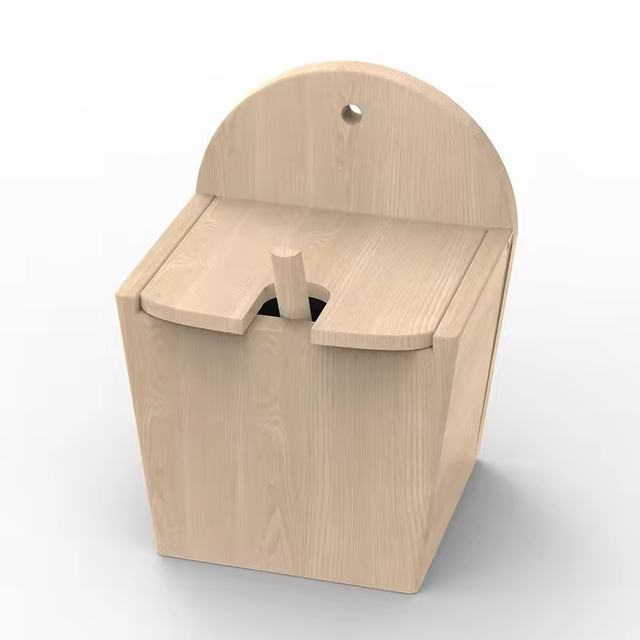  Unfinished Custom Wooden Bird House-Modern Style Rectangle Shape Durable Space Saving Customizable Color Digital Printing