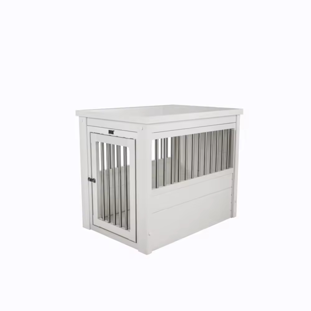 ODM&OEM Heavy Duty Wooden Dog Crate Dog Crate End Table - Durable Wood-Plastic Composite with Stainless Steel Latch