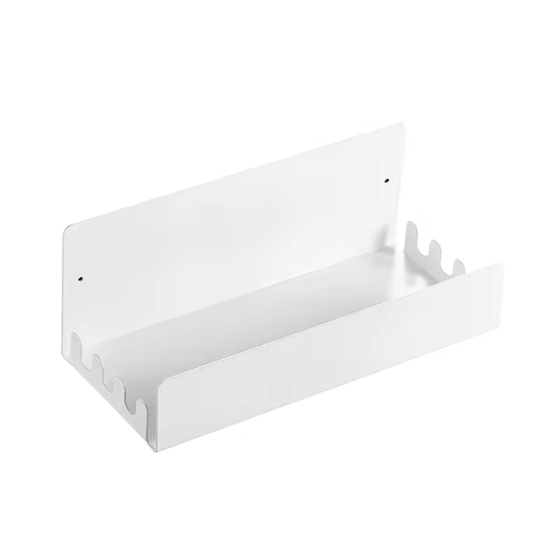 Magnetic Shelf Fridge Organizer for Spice Jars Magnet Shelves Seasoning Spice Holder With 4 Hooks Magnetic Spice Rack