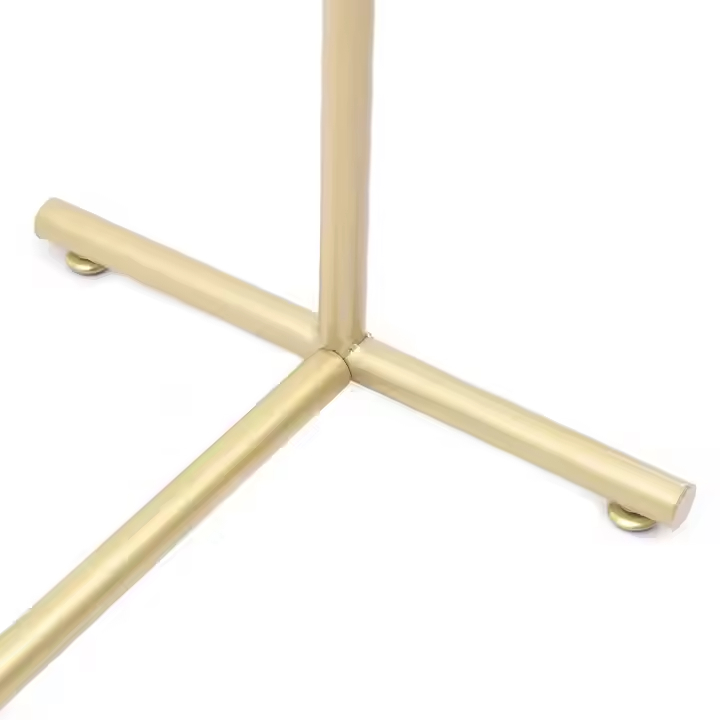 Factory New Style Gold Metal Wood Clothing Rack Detachable Design Waterproof for Wardrobe Bathroom Living Room Display Stand