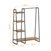 Manufacturer Custom Foldable Detachable Multifunctional Steel Four-Layer Storage Clothes Rack for Wardrobe Bathroom Living Room