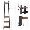 Factory Custom Freestanding 8 - Hook Coat Rack Metal and Wooden Bedroom Multi-functional Large Metal Wine Racks