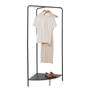 OEM ODM Simple Design Customized Color Metal Freestanding Corner Waterproof Foldable Clothing Rack for Bathroom Wardrobe Garment