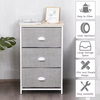 ODM OEM 29 InH X 12 in W X D18 in Bedroom With 3Drawers Storage Tower Nightstand Dresser