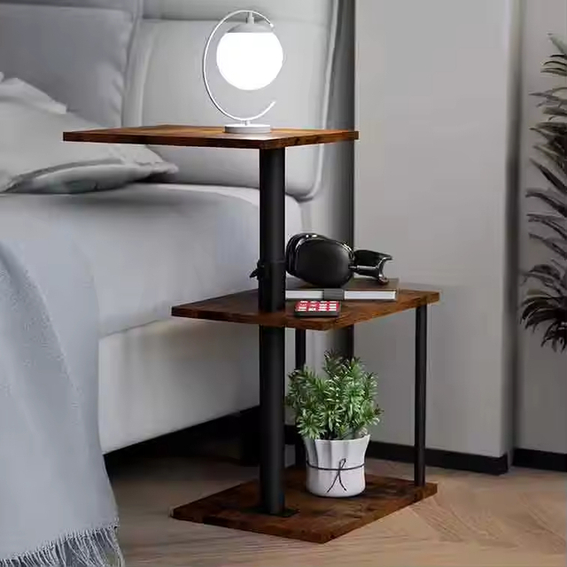 Metal Wood Garden Multi-Layer Shelves Removable Display Floor Vintage Design Plant Stand Shelf