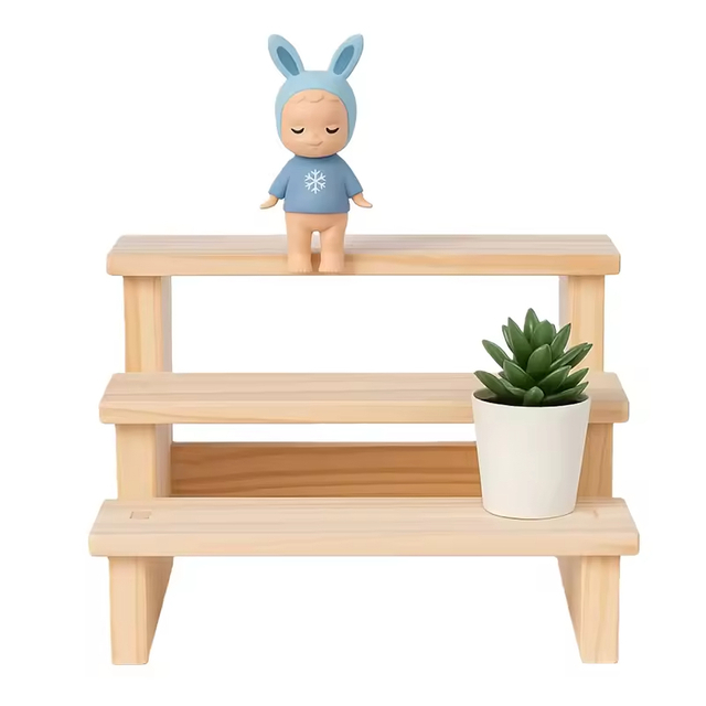 Solid Walnut Huina Desktop Organizer Home Decor Office Makeup Books Jewelry Modern Design Cleaning Tools Rectangle No Assembly