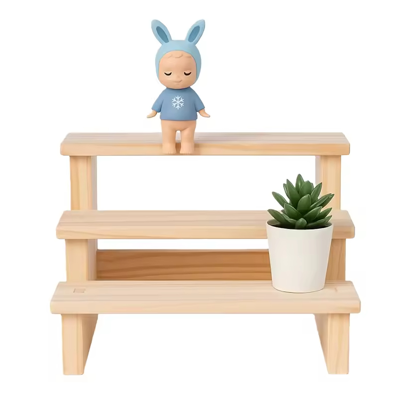 Solid Walnut Huina Desktop Organizer Home Decor Office Makeup Books Jewelry Modern Design Cleaning Tools Rectangle No Assembly