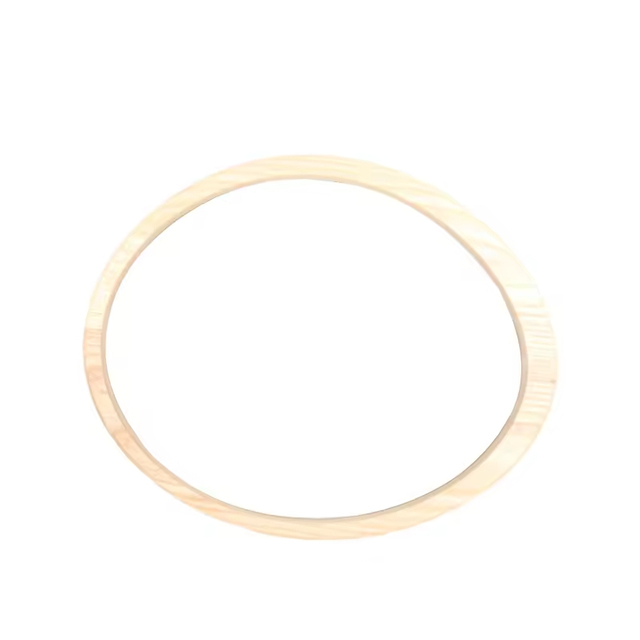 Wholesale Solid Wooden Bag Handle DIY Flat O Ring Handle for Purse Bag