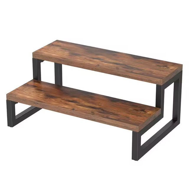 Manufacturer Custom 2-Tier Baker's Rack Spacious Kitchen Utility Spice Rack Organizer for Counter - Top Tiered Display Stand