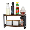 Manufacturer Wholesale 2-layer Seasoning Rack Kitchen Storage Rack Desktop Multifunctional 2-layer Storage Rack
