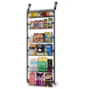 Factory OEM Metal Wall Mounted 6-tier Non-folding Multifunction Door Pantry Cabinet Spice Rack Storage Organizer