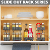 Hot-selling ODM Seasoning Rack Counter Top Carbon Steel Storage Shelf Organizer for Home Kitchen Spice Rack Organizer