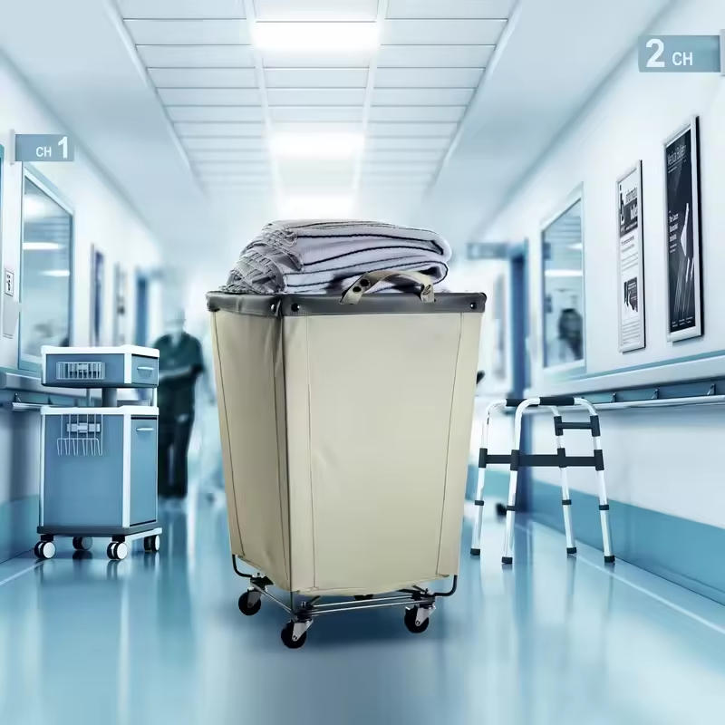 OEM&ODM Laundry Basket with Wheels Laundry Hamper with Removable Wash Bag Household Goods Rolling Laundry Basket