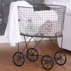ODM OEM Laundry Basket with Wheels Laundry Hamper Cart Iron Laundry Basket