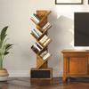 Factory Wholesale 7-Tier Wooden Freestanding Bookshelf for Home Furniture Storage Rack Living Room Bookcase for CDs Movies Books