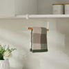 Metal Kitchen & Bathroom Rack Hanging Toilet Roll & Paper Towel Holder Organizer Door Hook for Kitchen & Toilet Use
