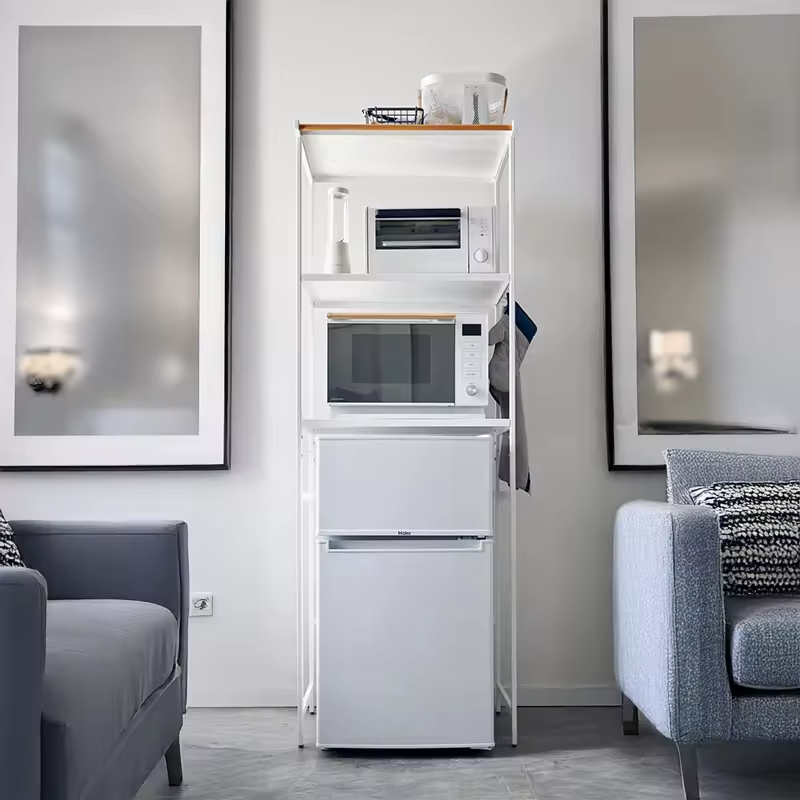 Home Kitchen Appliance Storage Rack, Standing Organizer Shelves