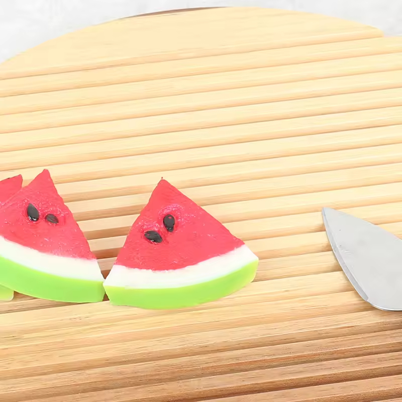 Modern Bamboo Cheese Knife Board Set Portable Charcuterie Serving Board with Knife and Utensils for Home Decor