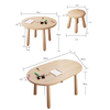 Hot Sale Durable Space-Saving Modern KIDS Solid Wood Children's Table Chair Set Kindergarten Multifunctional Early Education