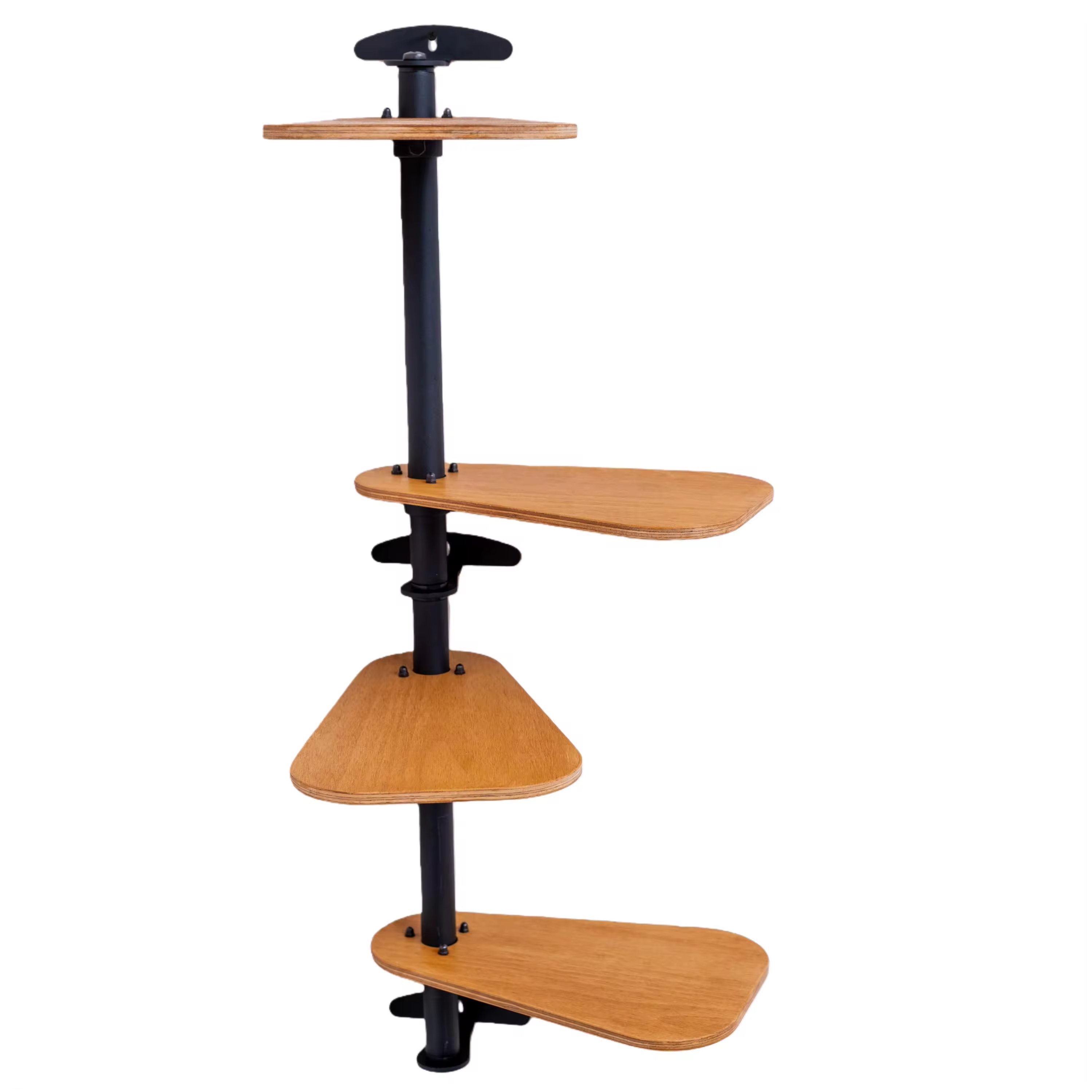 OEM Durable Space-Saving Ceiling Cat Tree Plywood Hanging Cave Adjustable 259cm Tall Cat Tree Tower Modern Home Decoration