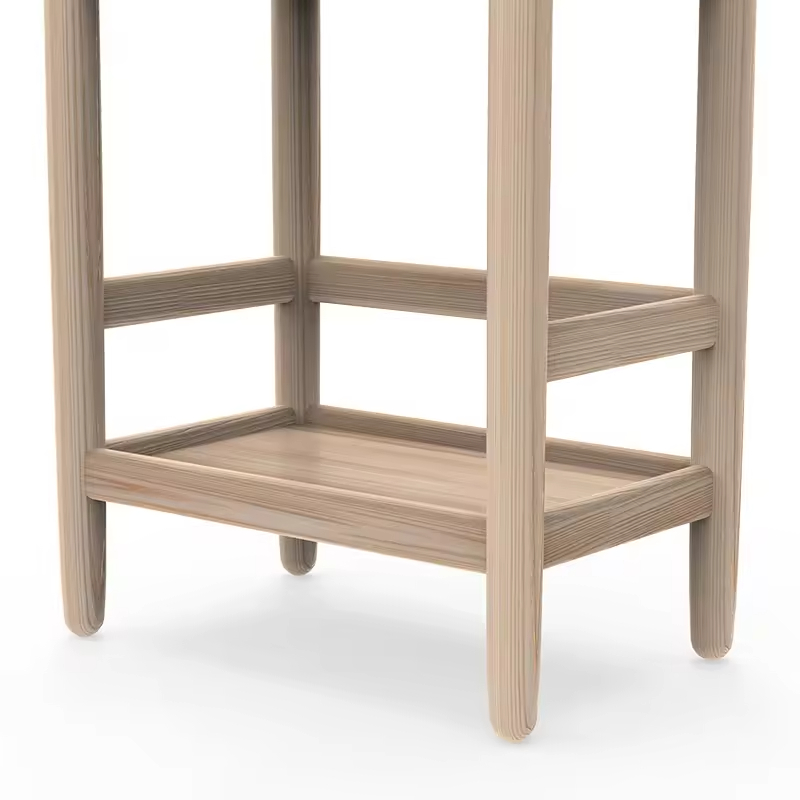 Foldable Wood Modern Bakery Rack with Customizable Color Durable & Space Saving Supermarket Display for Beverages Beer Wine