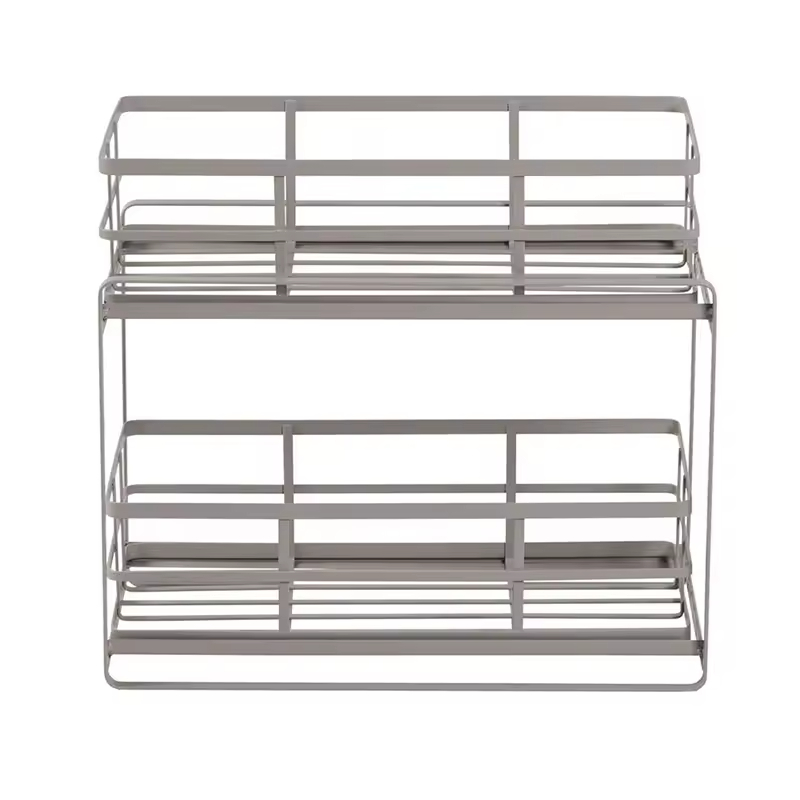 OEM&ODM Metal Double Tier Sink Organizers Storage Pull-Out Cabinet Organizer 8