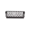 Modern Design 2-Tier Iron Fruit Storage Basket Custom Sales by Manufacturer for Wedding or Home Kitchen Metal Fruit Stand