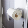 Factory Wholesale Kitchen Bathroom Paper Towel Holder Magnetic Non-perforated Refrigerator Roll Paper Storage Shelf Metal