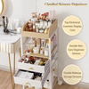 Direct Sales From Manufacturer Cosmetics Storage Box Wheels Floor-to-Ceiling Shelving for Kitchen Tableware Beverage Storage