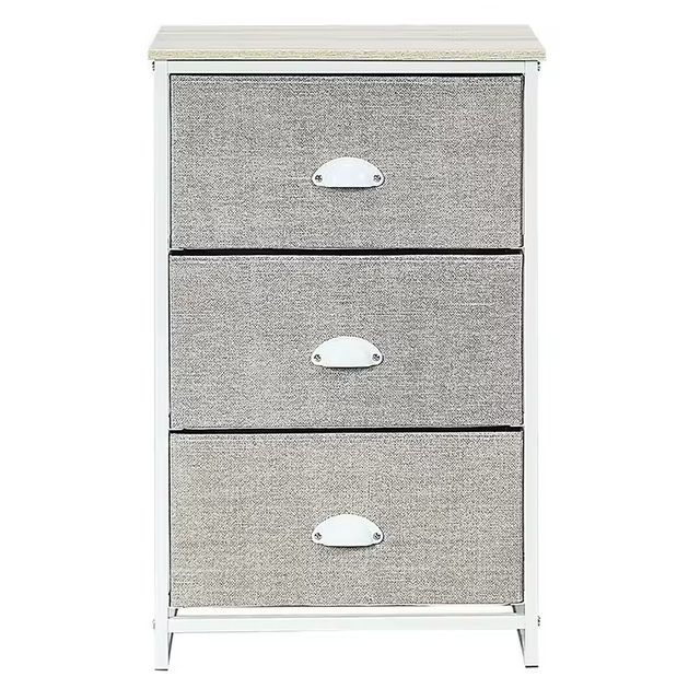 ODM OEM 29 InH X 12 in W X D18 in Bedroom With 3Drawers Storage Tower Nightstand Dresser