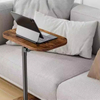 Height Adjustable Sofa Side Table Bedside Mobile Table Fashion Simple Laptop Flip Desk End Table