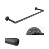 Industrial Metal Pipe Pants Hanger Wall Mount Detachable Design Strong Load-Bearing Modern for Multi-Purpose Laundry Wardrobe