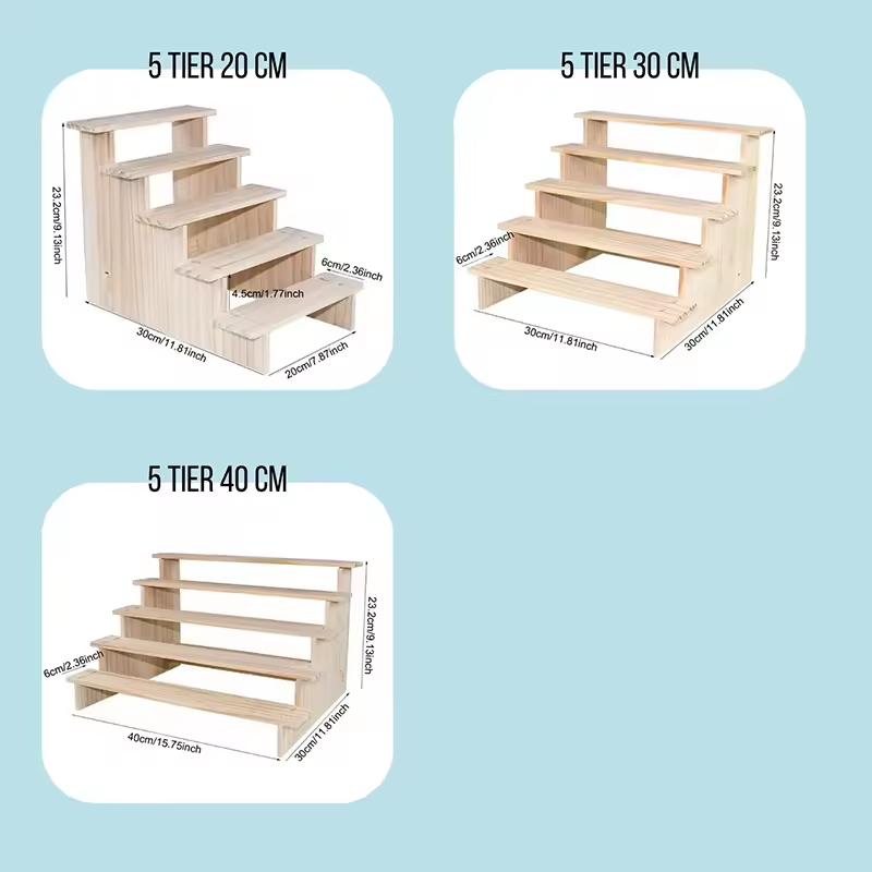 Solid Walnut Huina Desktop Organizer Home Decor Office Makeup Books Jewelry Modern Design Cleaning Tools Rectangle No Assembly