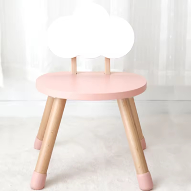 Children Bedroom Furniture Modern Durable Wood Study Reading Table for Kids Party and Chairs