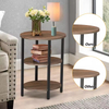 ODM OEM 3-Tier Storage Side Table round Coffee Table for Home Office & Living Room Workshop Furniture End Table