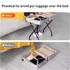 Custom 1-Liter Steel Folding Suitcase Stand Adjustable Leg Luggage Racks Single Living Room Storage Standing Eco-Friendly Strong