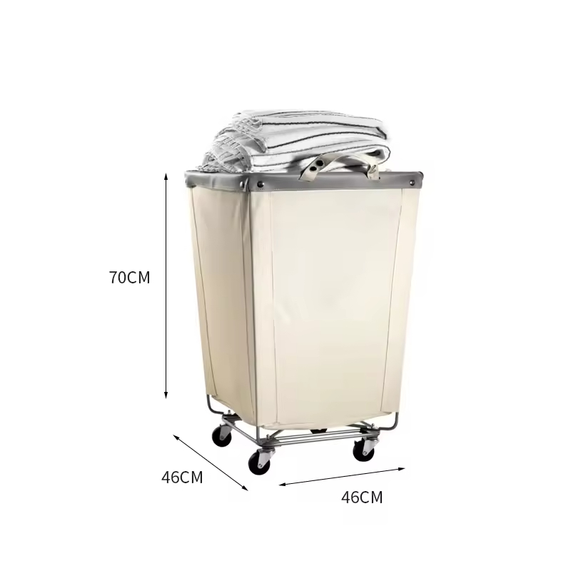 OEM&ODM Laundry Basket with Wheels Laundry Hamper with Removable Wash Bag Household Goods Rolling Laundry Basket