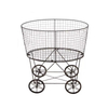 ODM OEM Laundry Basket with Wheels Laundry Hamper Cart Iron Laundry Basket