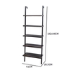 ODM OEM 5 Tier Bookcas Wall Mounted Storage Shelves